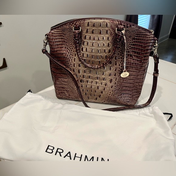 Brahmin Handbags - ⭐️ Authentic Large Duxbury Satchel Port Ombré Melbourne ⭐️
